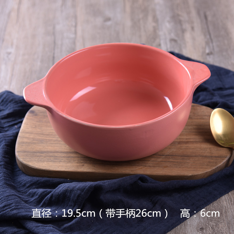 breakfast double ear bowl