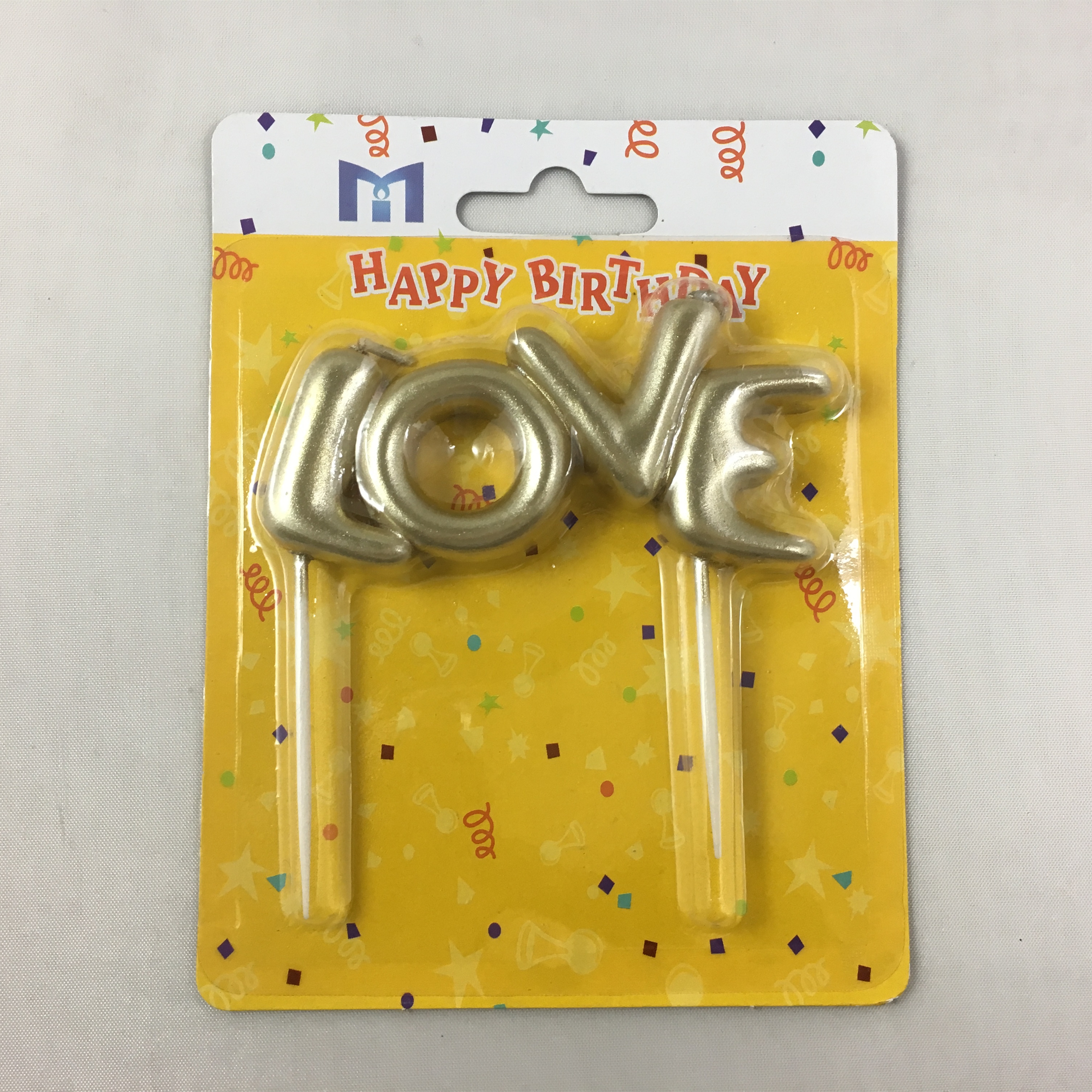 Letter candles