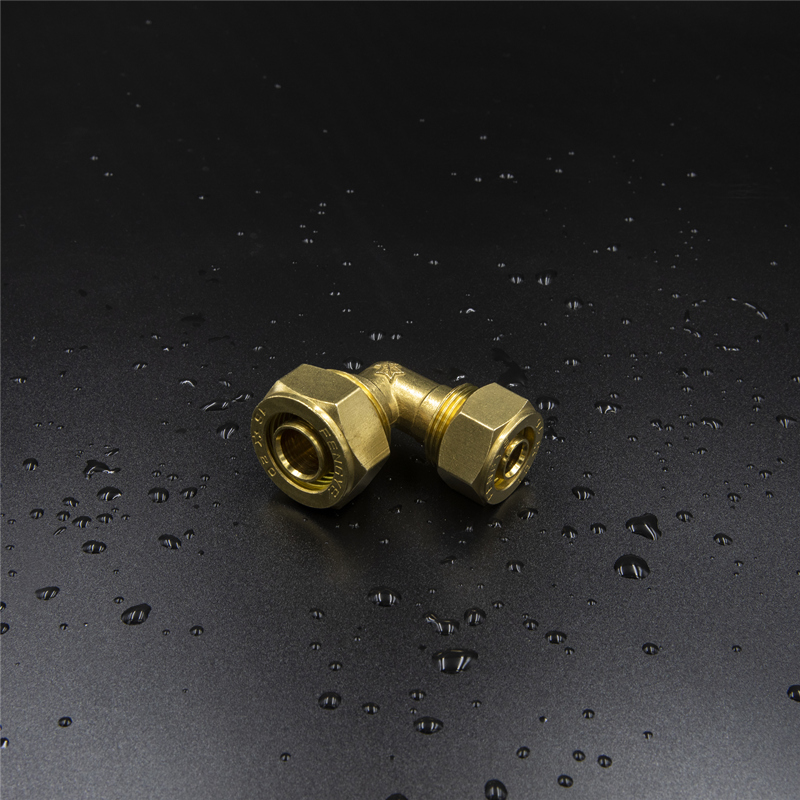 Brass Screw Fitting Unequal Elbow Polished