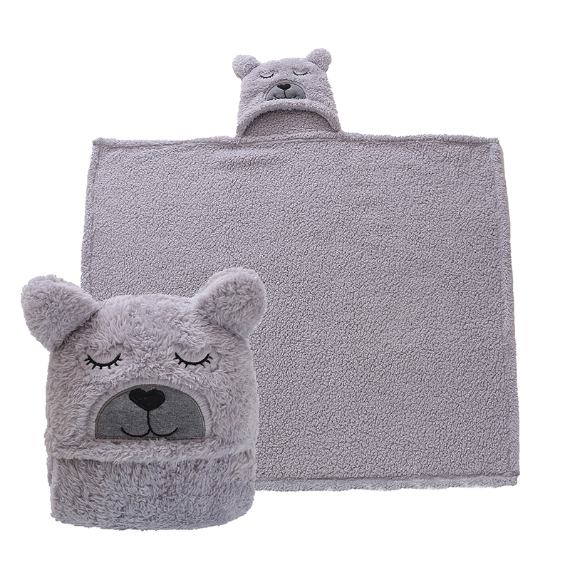 100% polyester Kids Hooded Blanket,Embroidery Hoodie Blanket,Flannel Fleece,Sherpa,Teddy Fleece,Home Wear,Sleeping Wear,Pillow,Toys,Super Soft,Warm