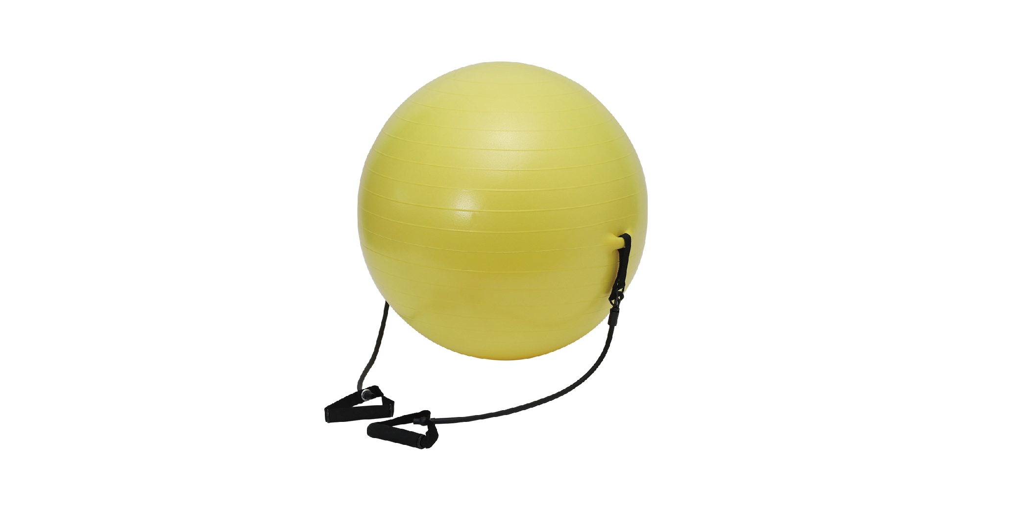 Gym ball with handle