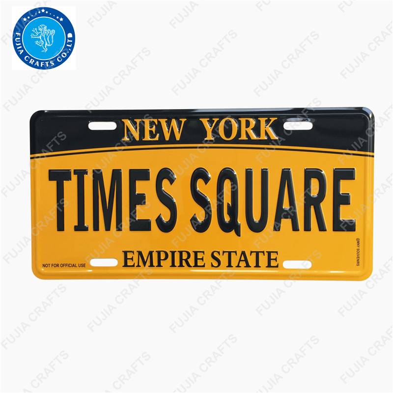 Wholesale new york licnese plate aluminum auto car plate
