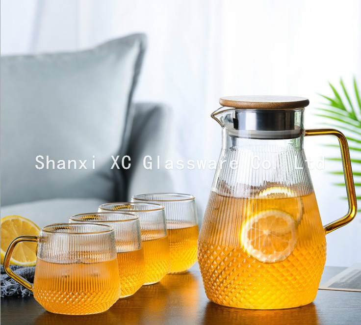 hammer grain cold grain Daisy glass container
