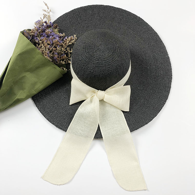 L38 Ladies Oversize Paper Straw Floppy Hat With Big Tie Back Bow Customized Hat Women Summer Hat For Summer Hats Flat Top Hat Boater Hat Beach Straw Hat Fedora Hat Raffia Hat Ribbon Straw Hat Large Beach Hat