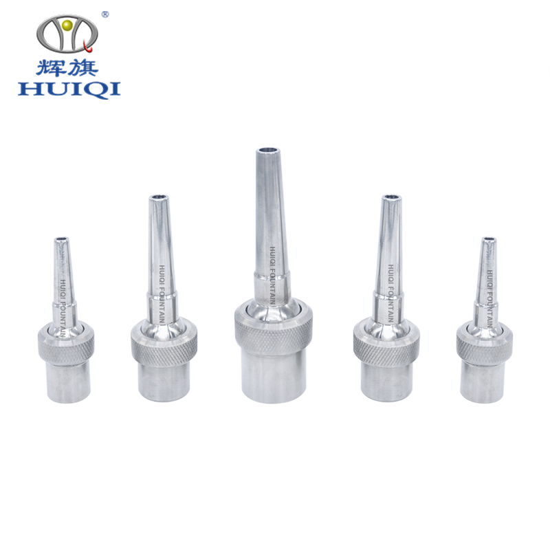 Huiqi Stainless Steel Universal DC Nozzle Adjustable Direct Shot Nozzle Waterscape Landscape Fountain Pool Nozzle