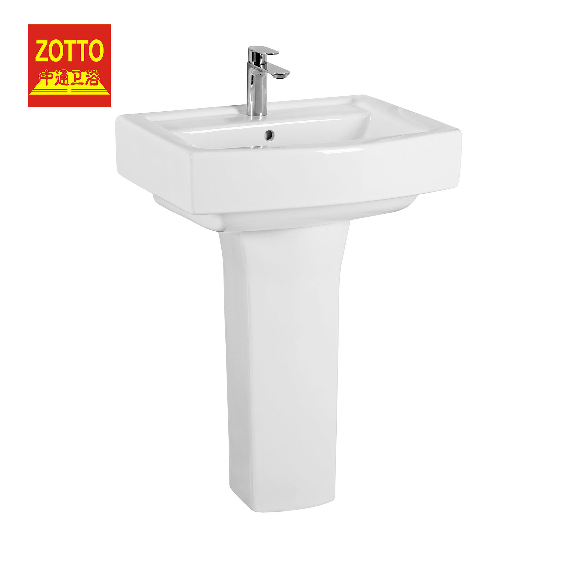 Ceramic Pedestal Basin