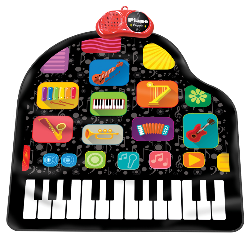 Wall Grand Piano Playmat
