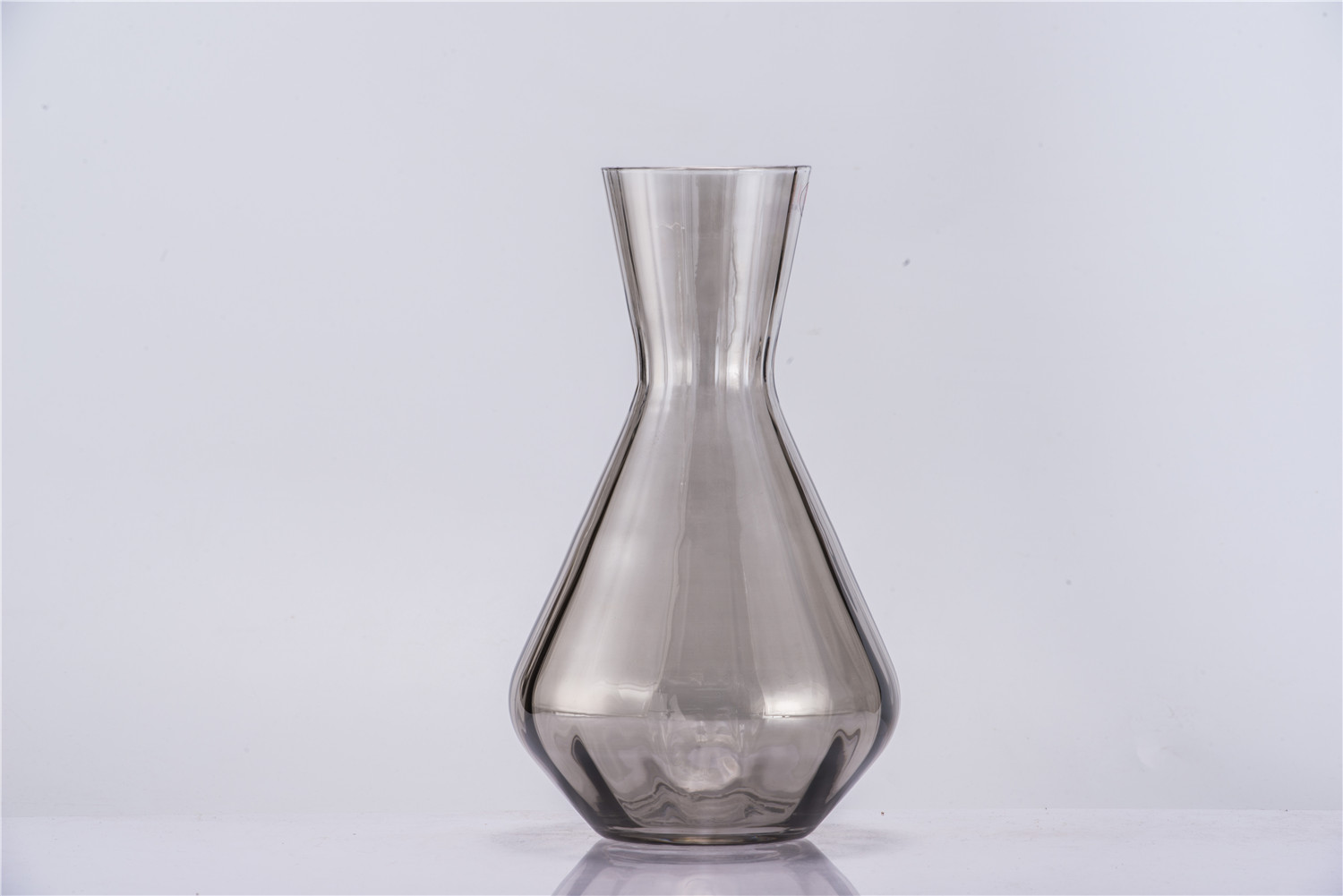 Grey luster vase