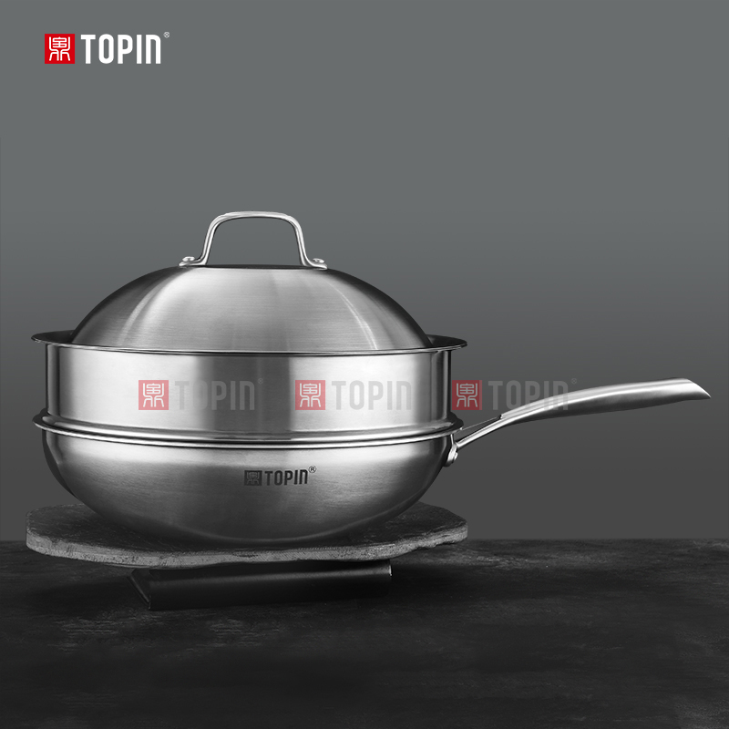 Topin tri-ply s/s 3pcs cookware set