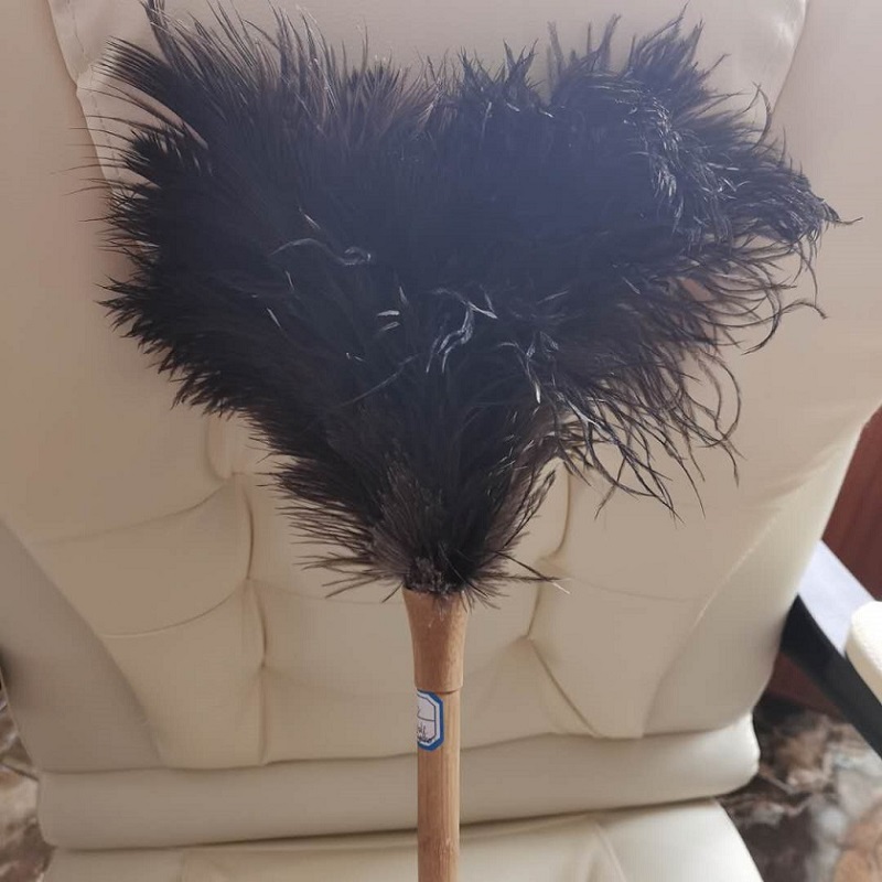 60 cm ostrich feather duster with bamboo handle