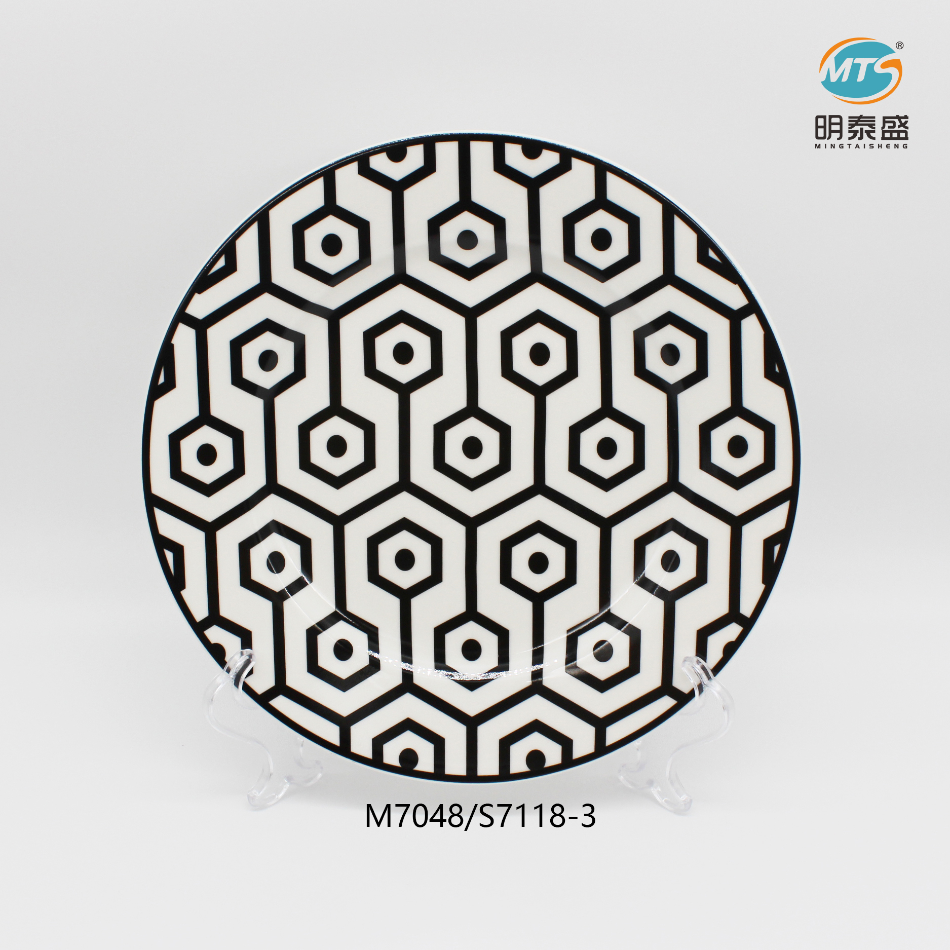 8" flat plate