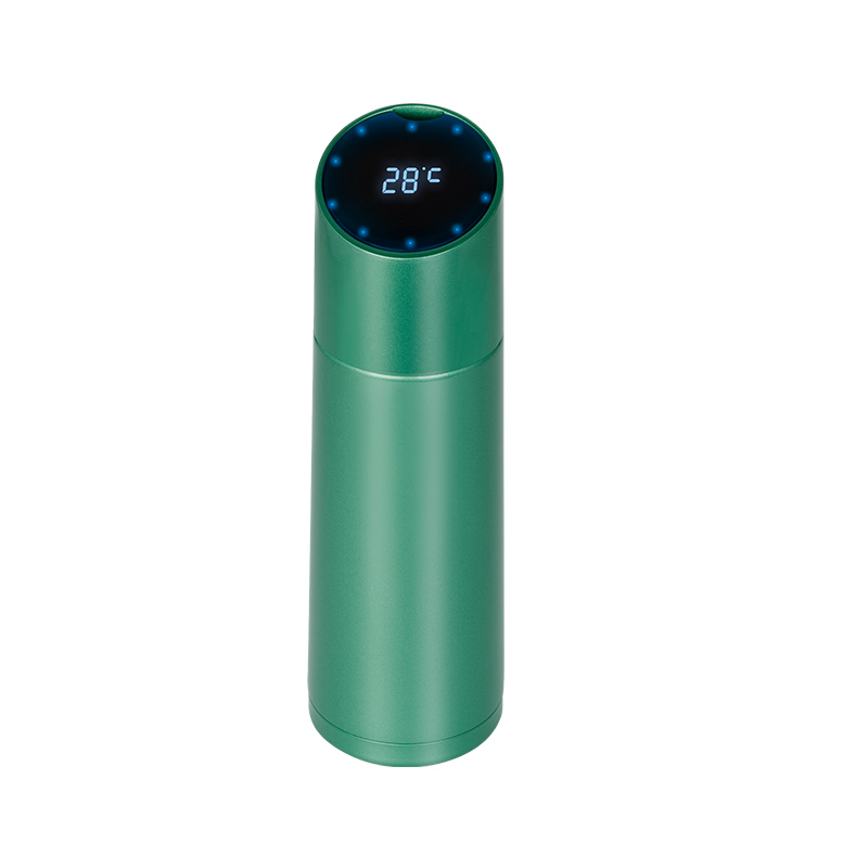 LED Digital Smart Stainless Steel Water Bottle Intelligent Temperature Measuring Cup