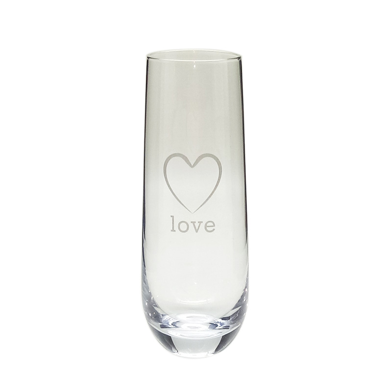 stemless champagne flutes