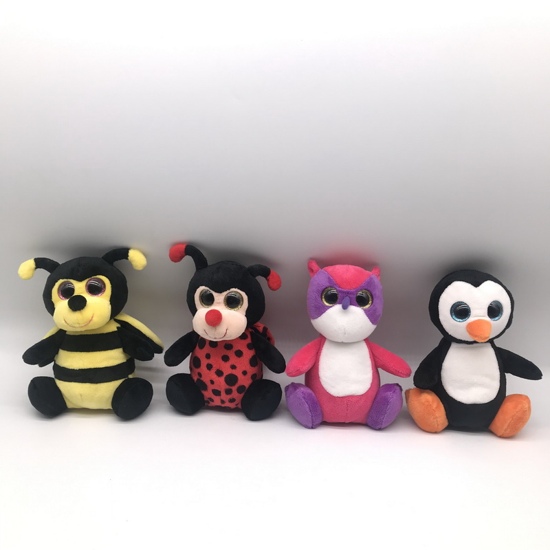 Plush cute big eyes animal toy