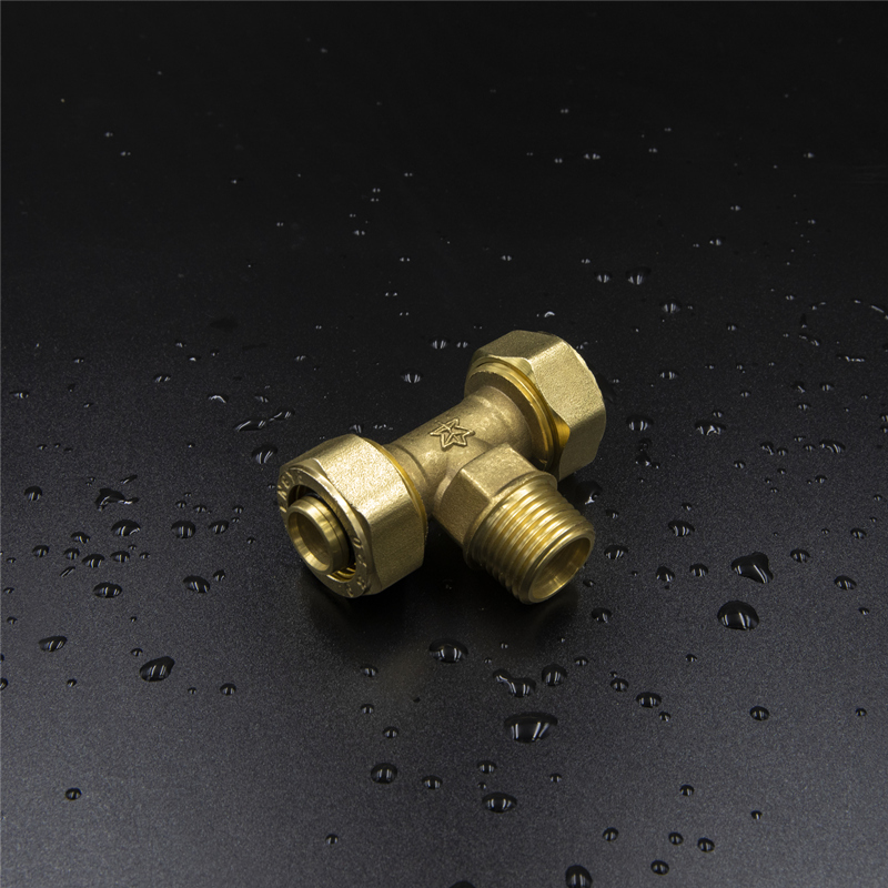 Brass Screw Fitting Male Tee