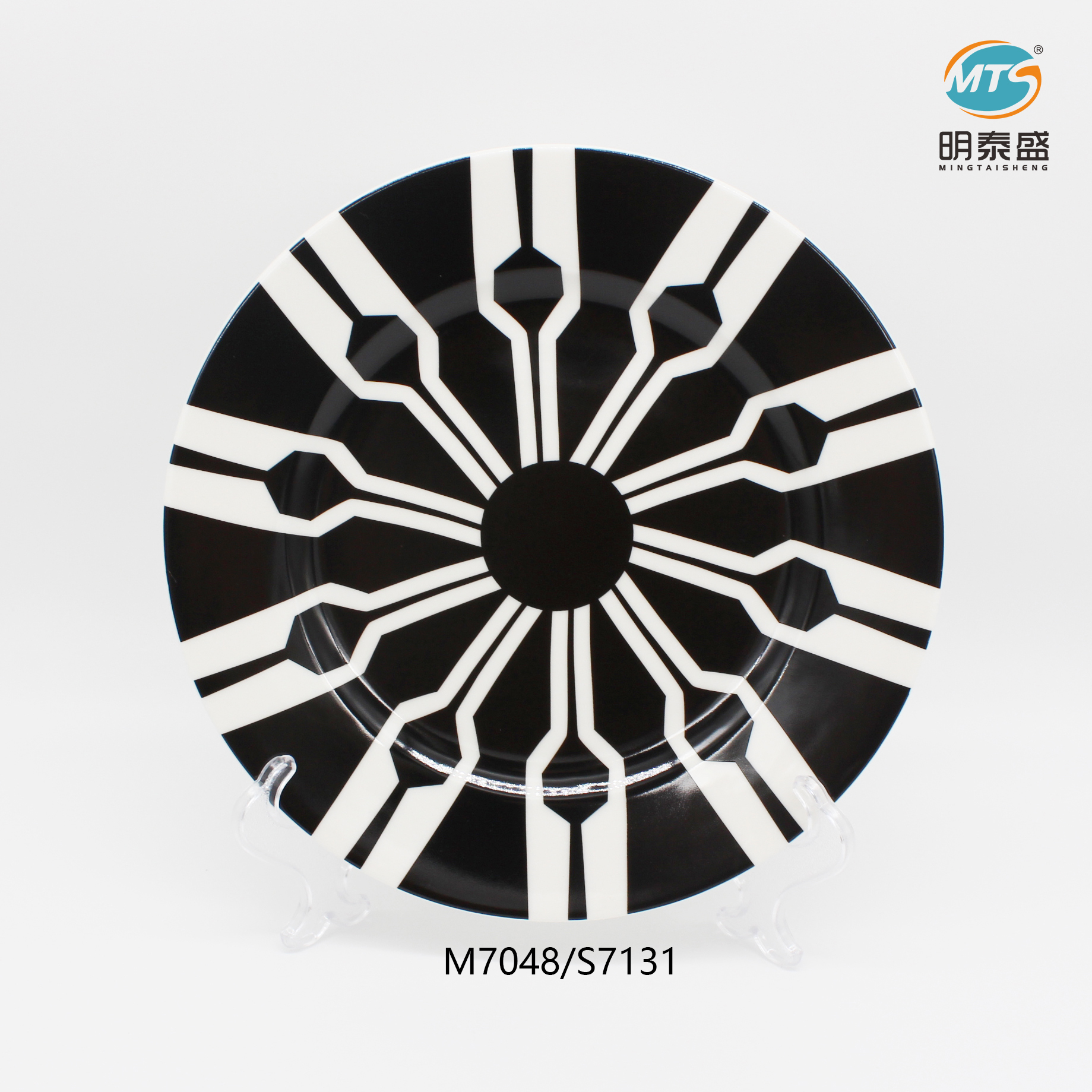 8" flat plate