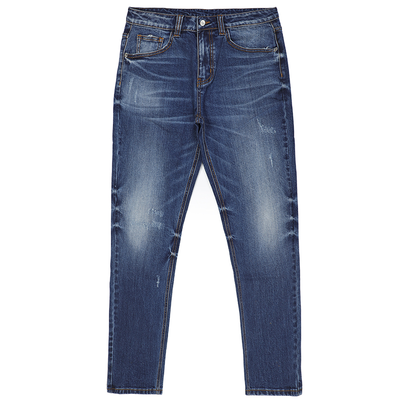 Fashion European style denim jeans pants slim fit men jeans trousers Monkey wash custom G2327