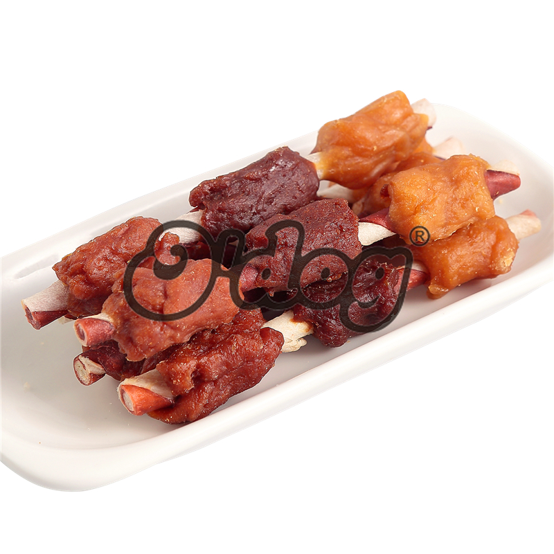 Chicken,duck & liver kabobs