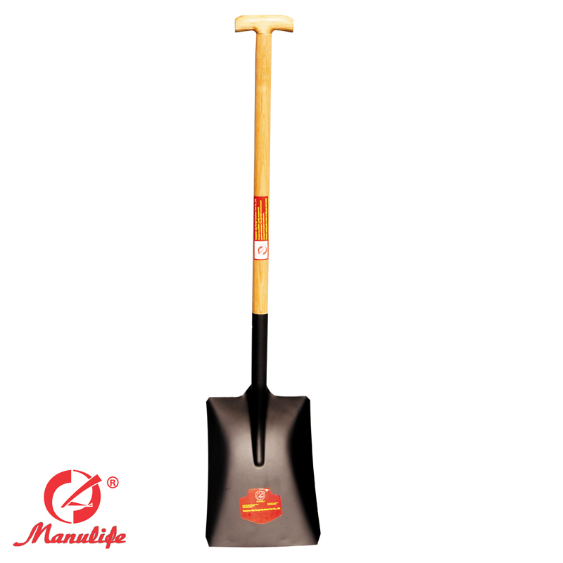 T handle square shovel