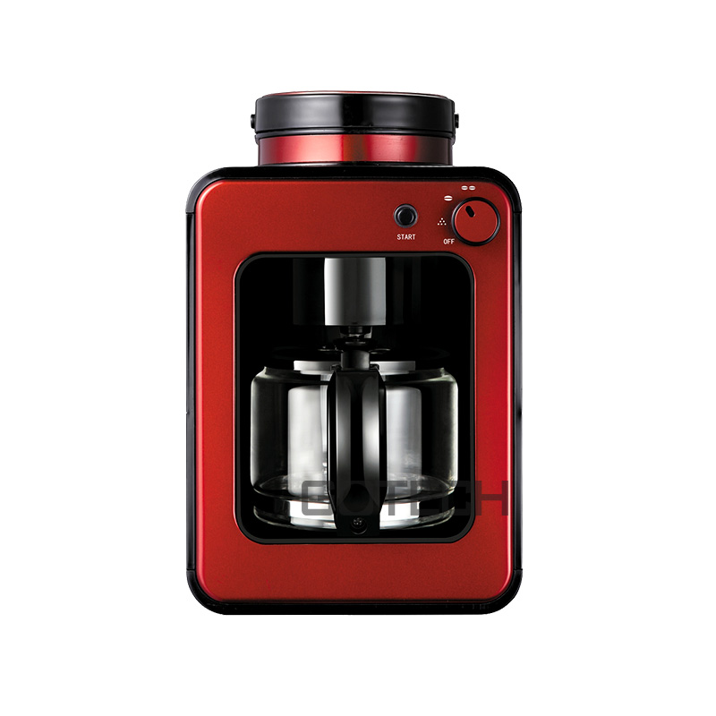 0.6L grind and brew machine-red