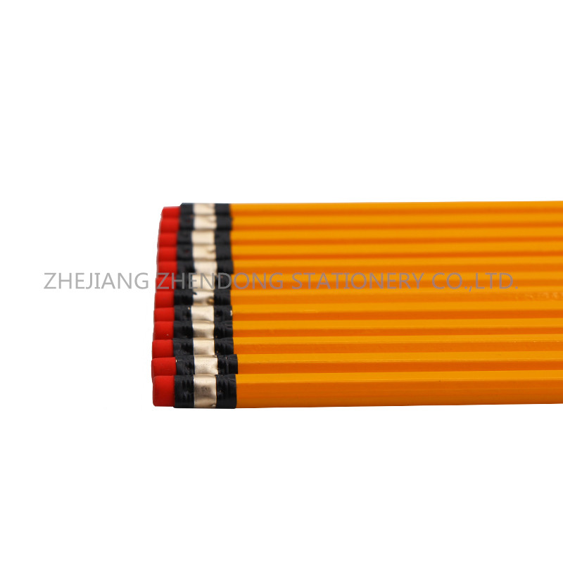 Pencil with bi-color ring