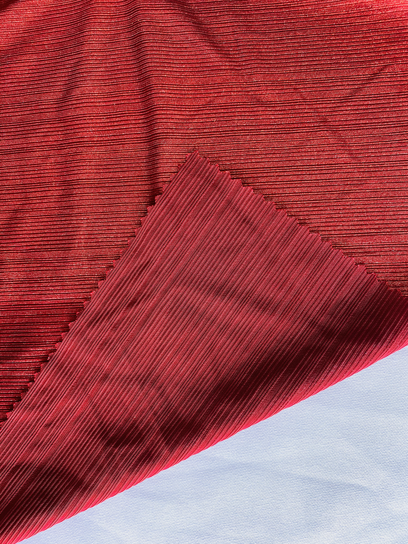 Knitting stripe foil fabric