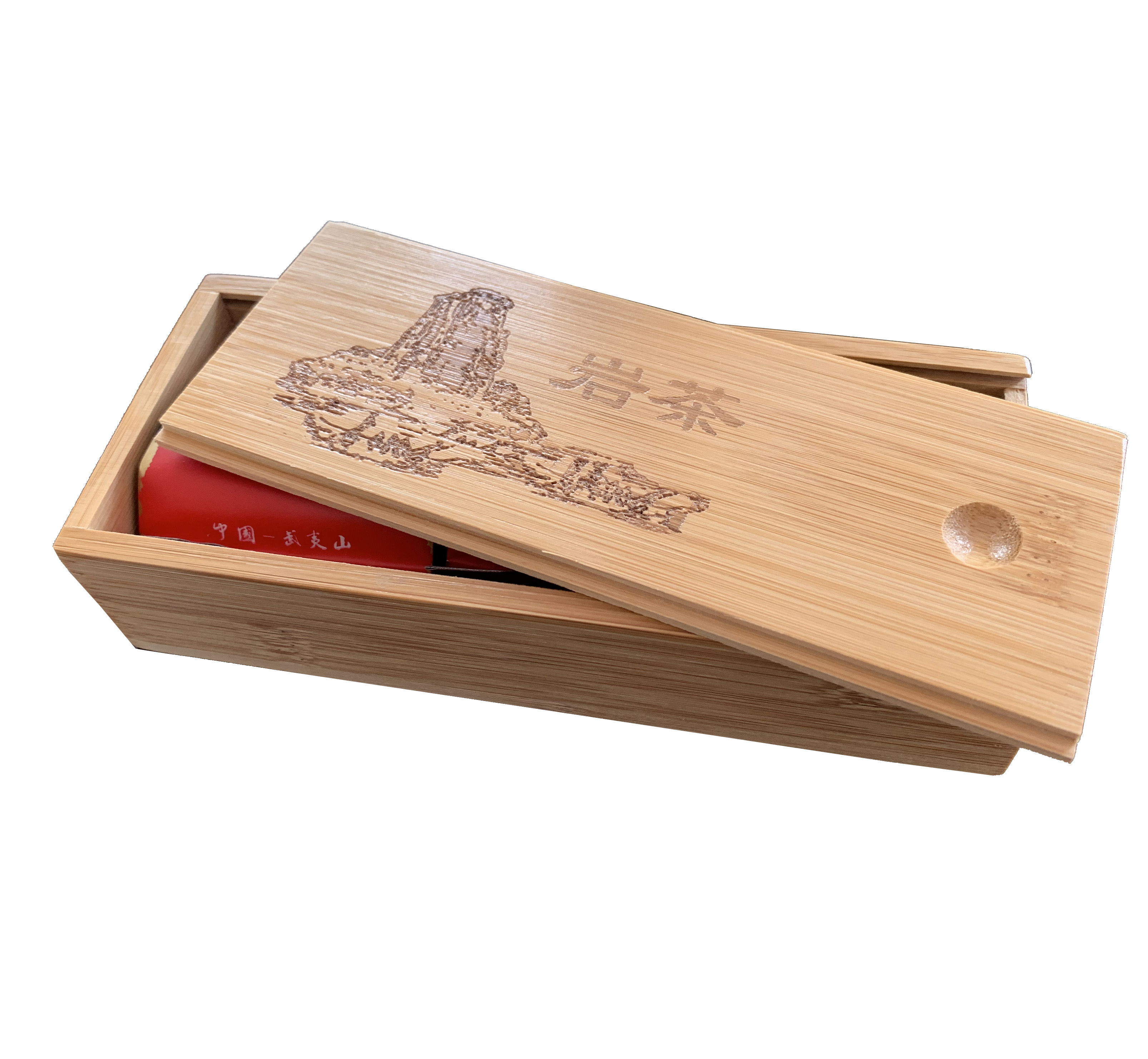 Bamboo Storage Box Bamboo Tea Box with Slide Lid for Sale
