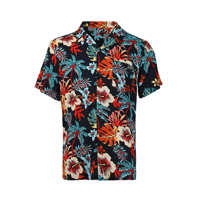 Forest style hawaiian shirt