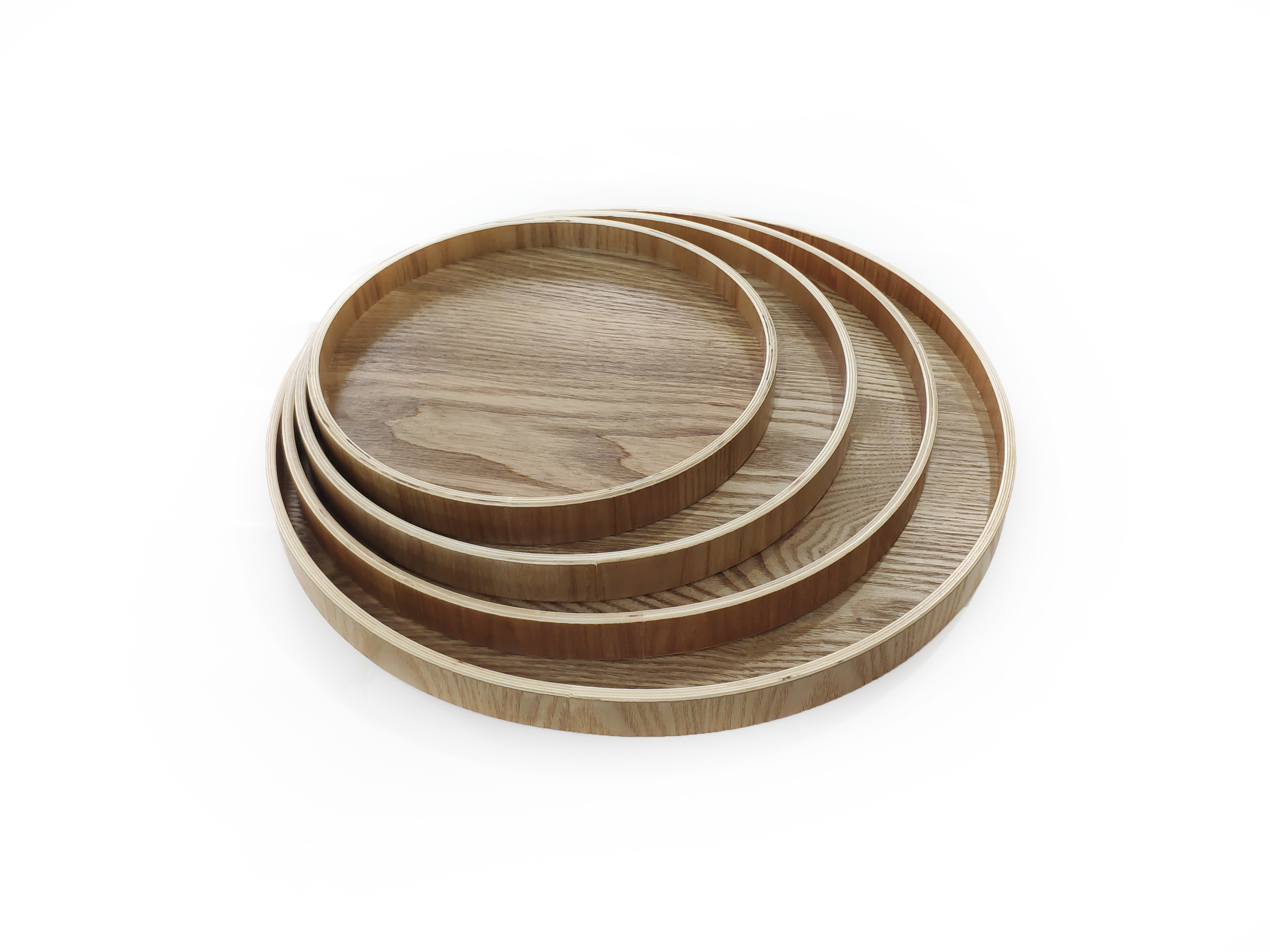 Ashtree Wood Tray-Round