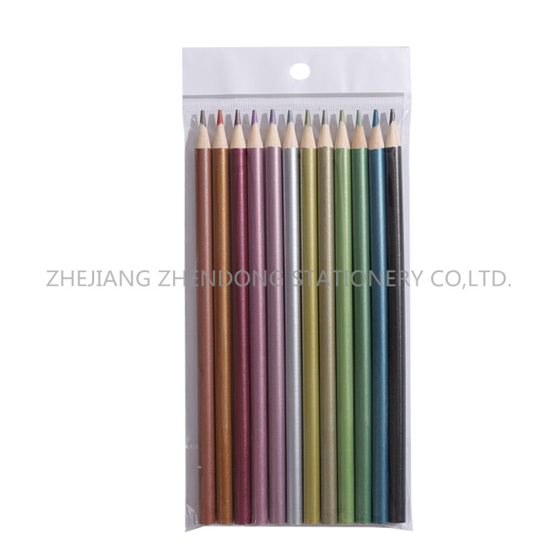 7"metallic color pencil