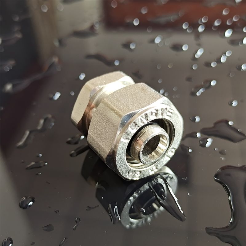 Brass Screw Fitting End Cap Polished NIickel Plated