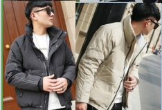90% white down jacket