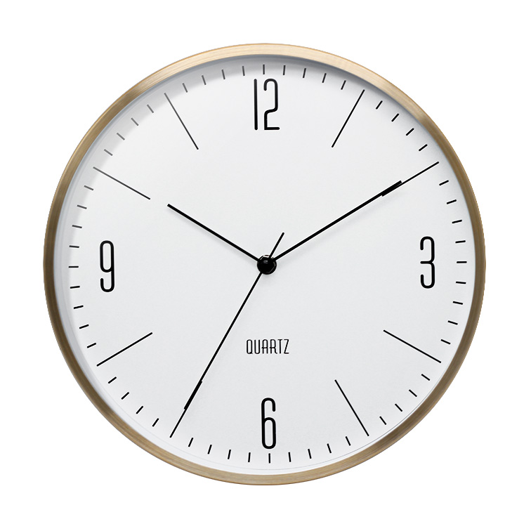 Metal wall clock