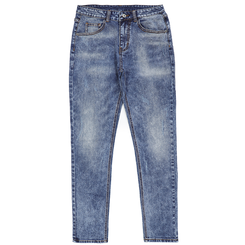 Spandex cotton denim jeans pants ACID wash men jeans trousers G2325