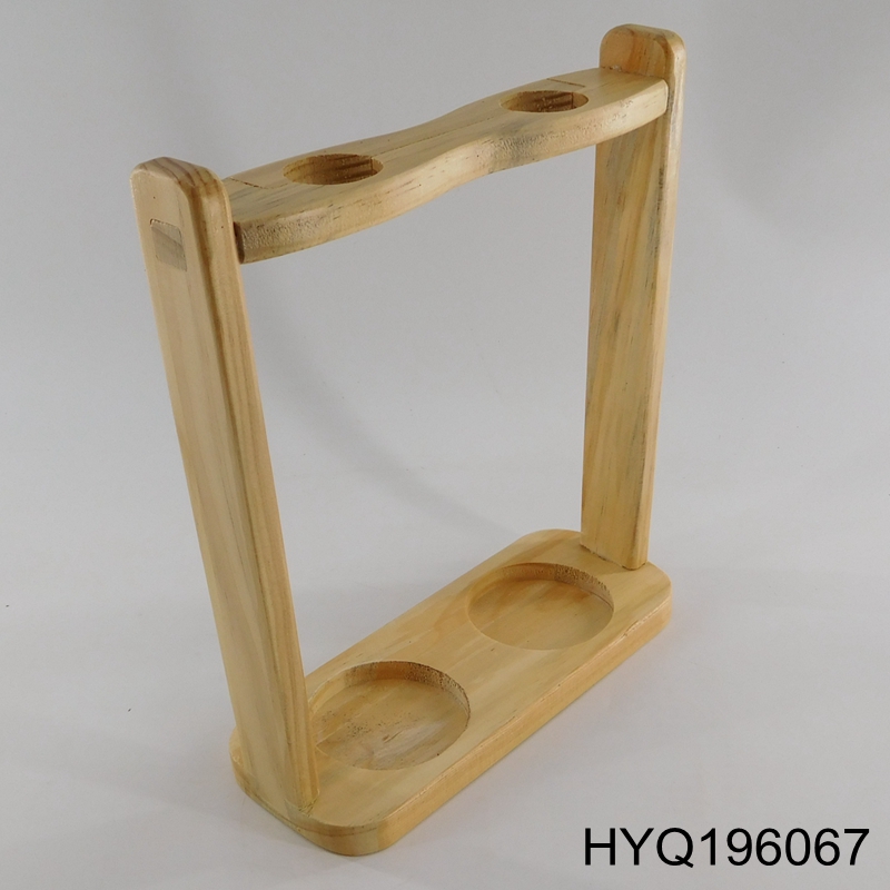 Wood wine display