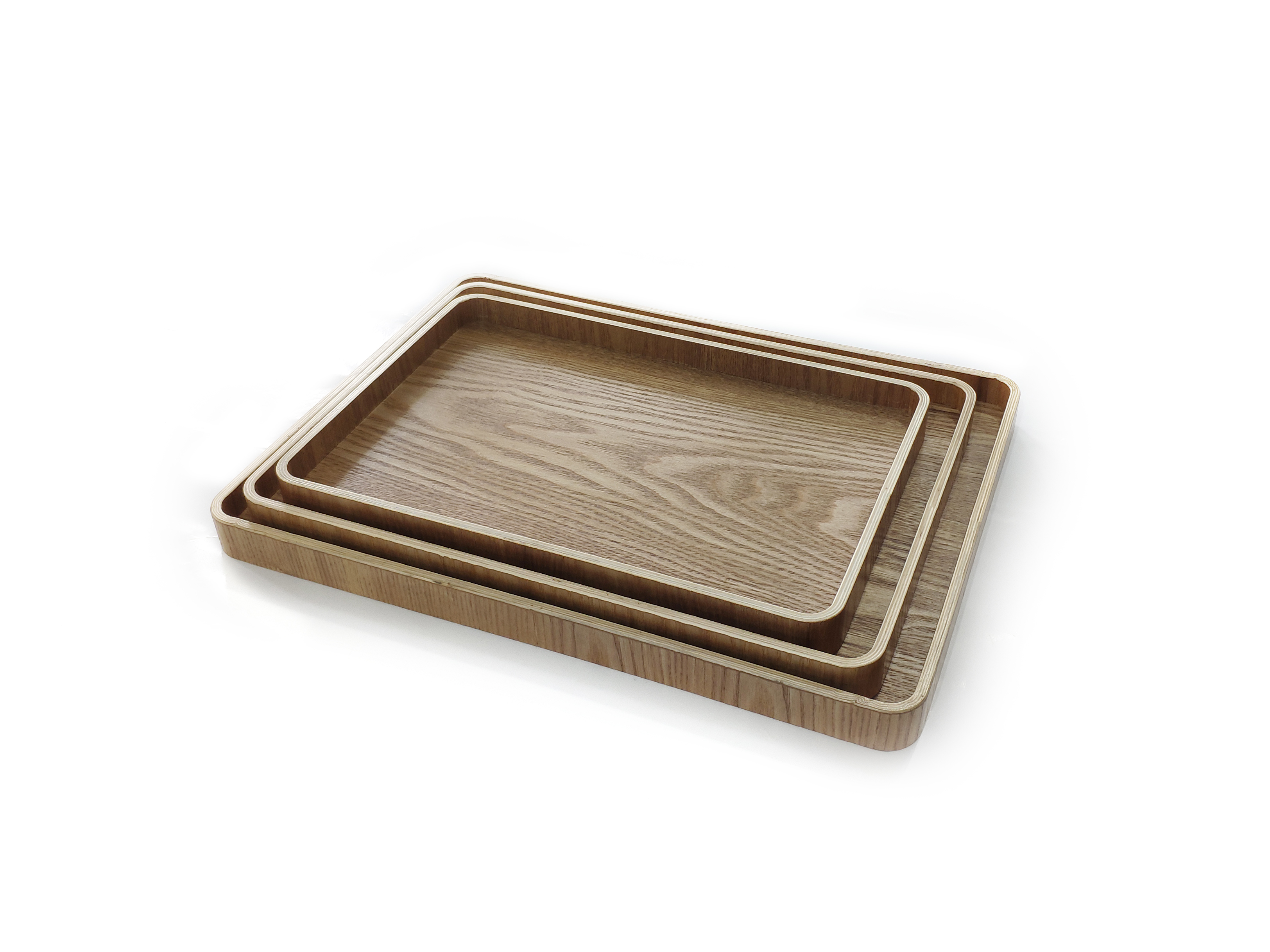 Ashtree Wood Tray-Rectangular