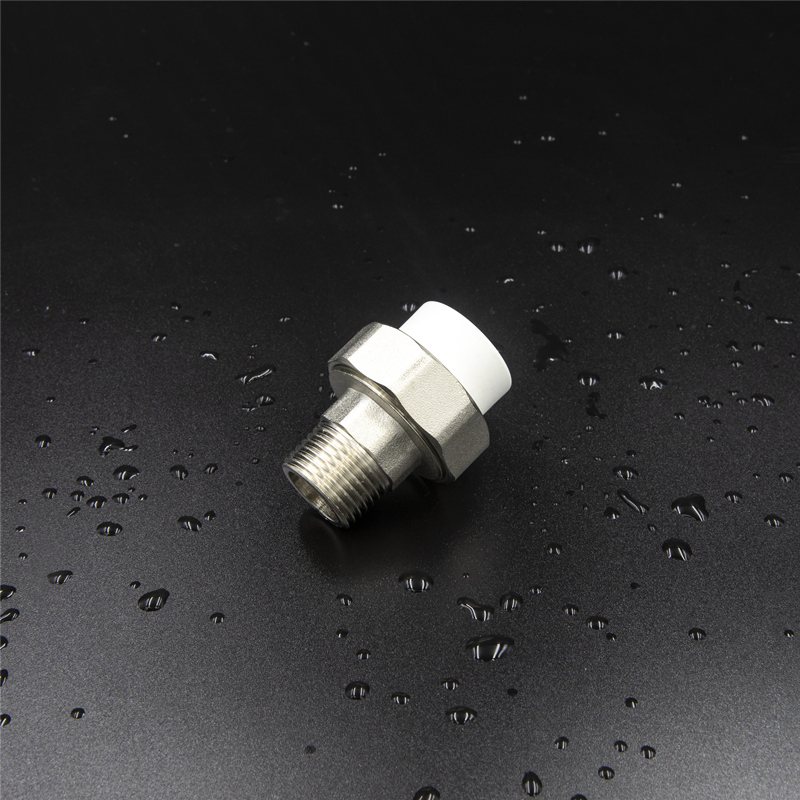 PPRmale nipple with brass