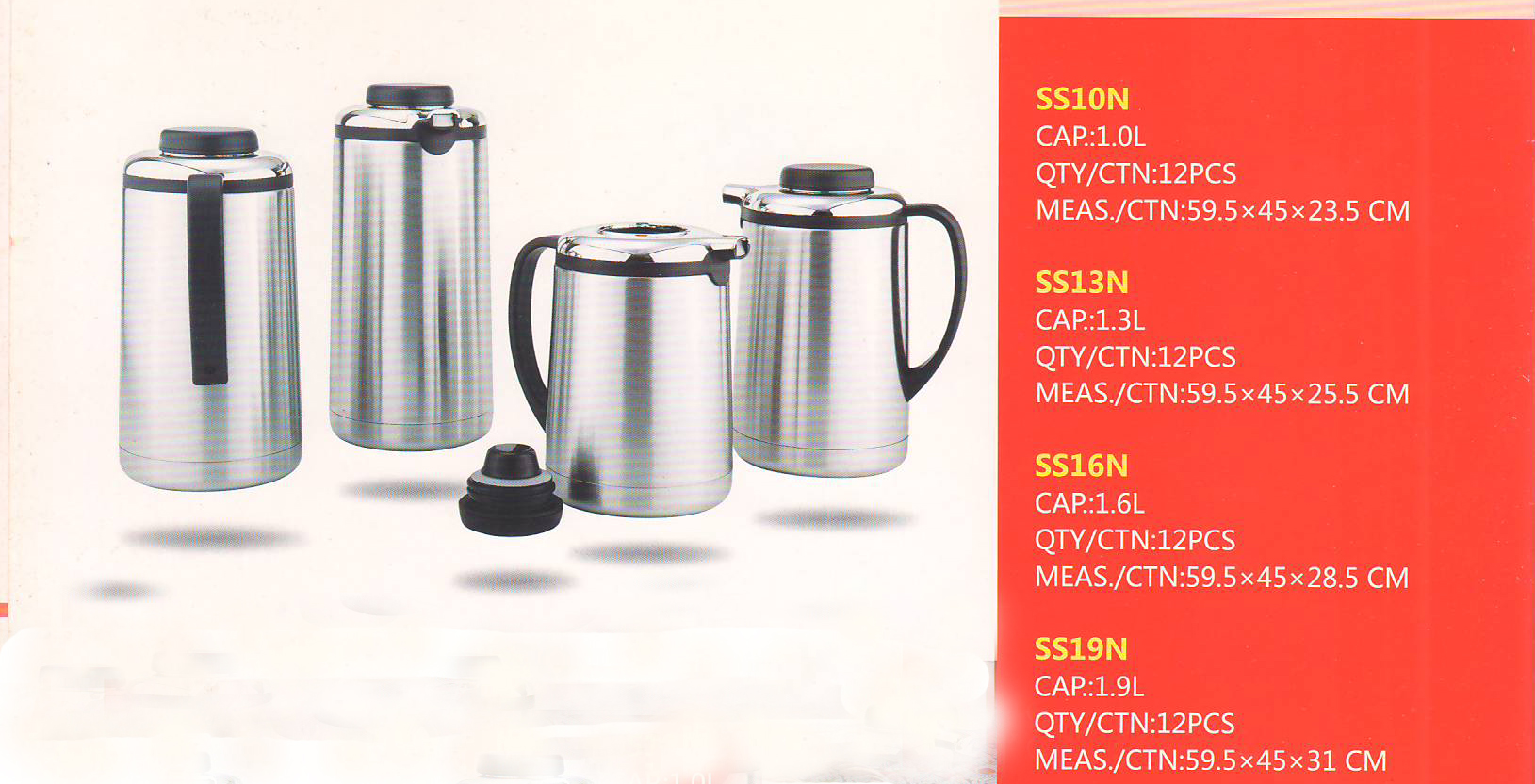 Vacuum Flask Ss10n/13n/16n/19n