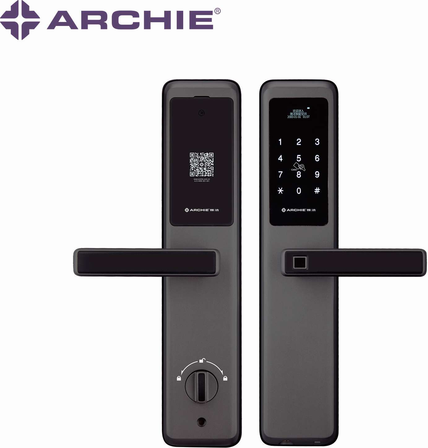 Fingerprint Card Pin Fast-open Smart Lock