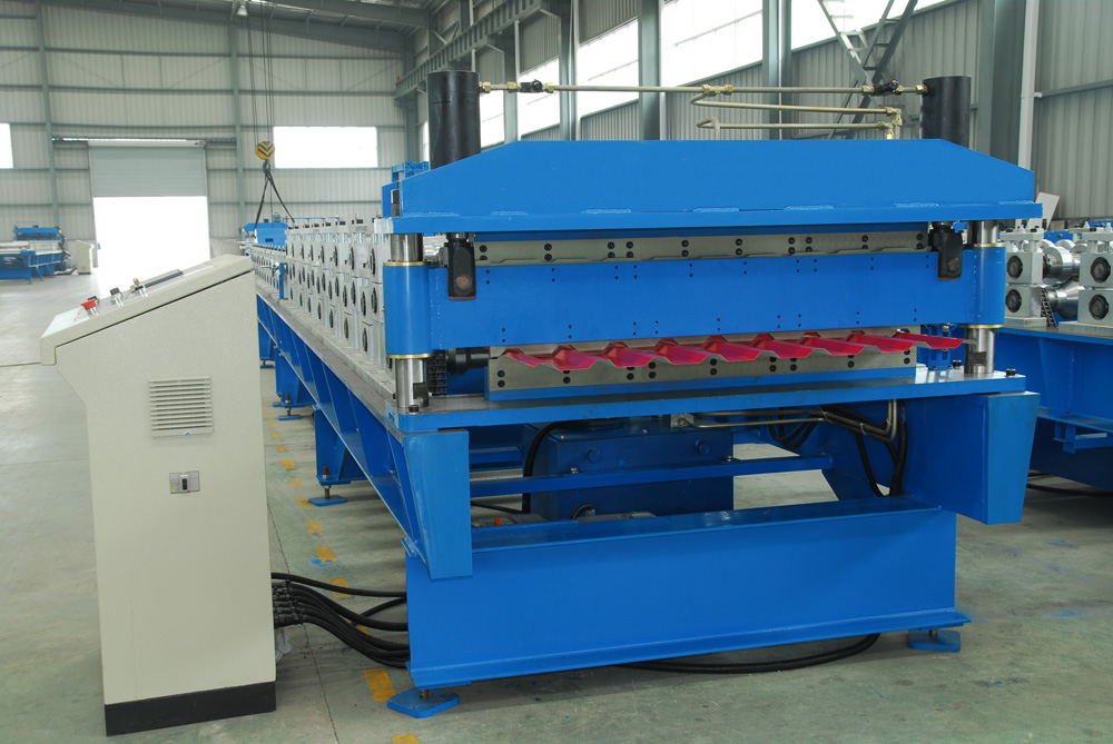 C10 Flat Sheet Corrugated Roll Forming Machine