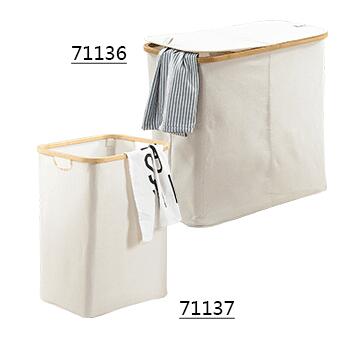 bamboo laundry basket