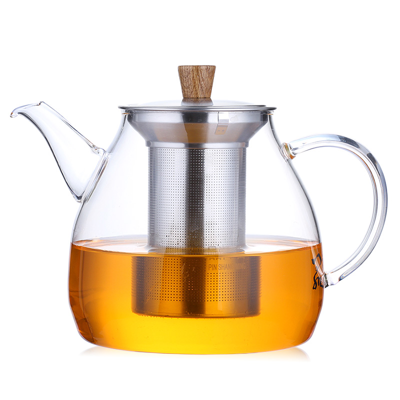 Borosilicate glass teapot