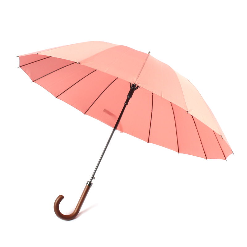 Wood handle umbrella