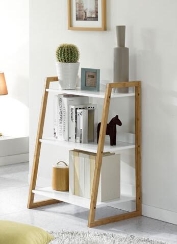 Landing ladder multi-storey bookshelf