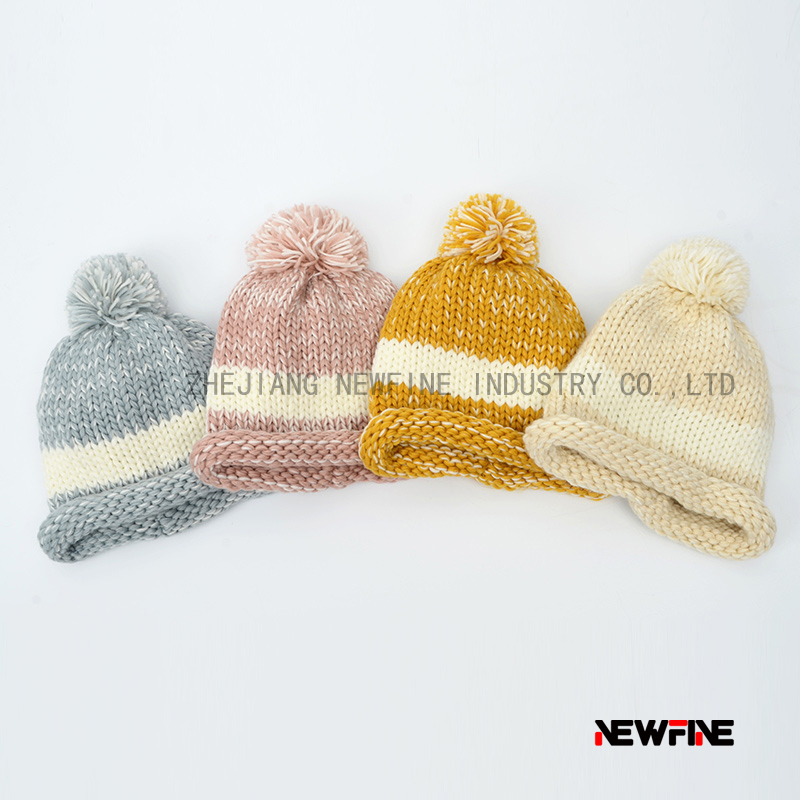 Newfine Knit Fashion Warm Casual Soft Beanie Hat