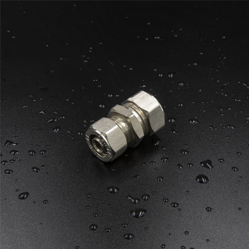 Brass Screw Fitting Unequal Straight Nickel Plated