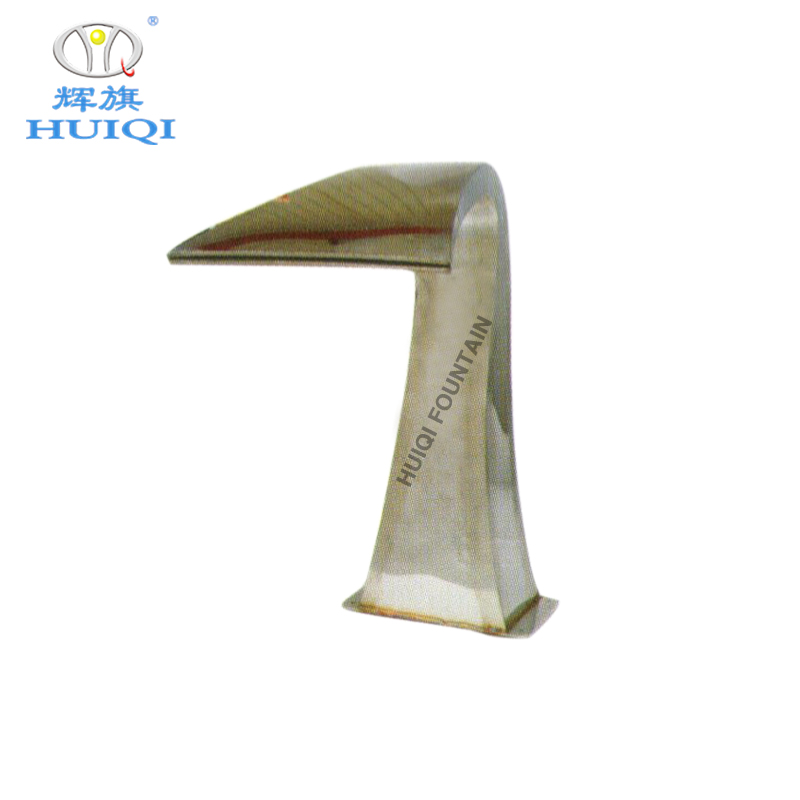 Huiqi curved waterfall swimming pool hot spring pool water jet fountain fountain water feature spa courtyard flowing water feature wall