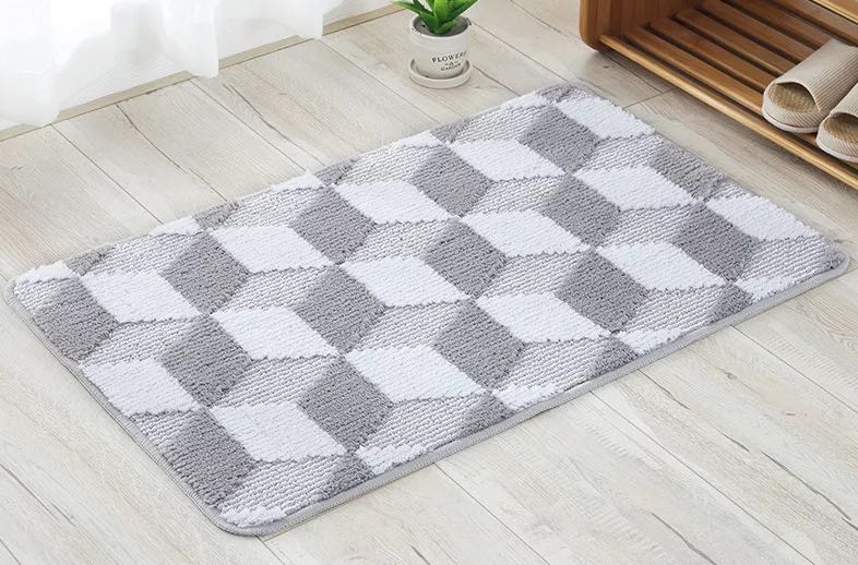 1000g heatset high cut low loop bath mat