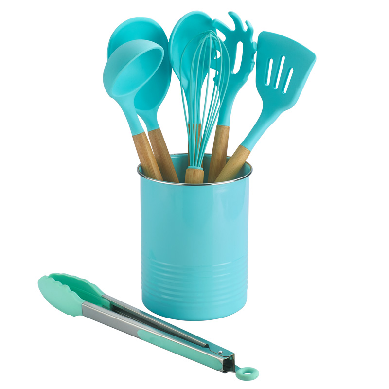 7 Pcs silicone kitchen utensils
