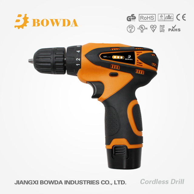 Newest rechargeable 12V Li-ion cordless drill